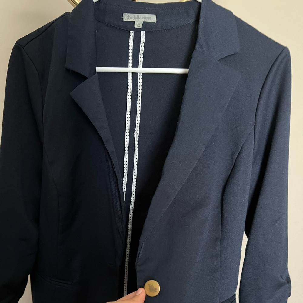 2 pack 1 cardigan 1 buttoned up soft blazer